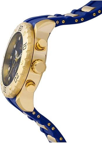 Invicta Men's Pro Diver Analog Display Quartz Blue Watch, Stainless Steel 20280