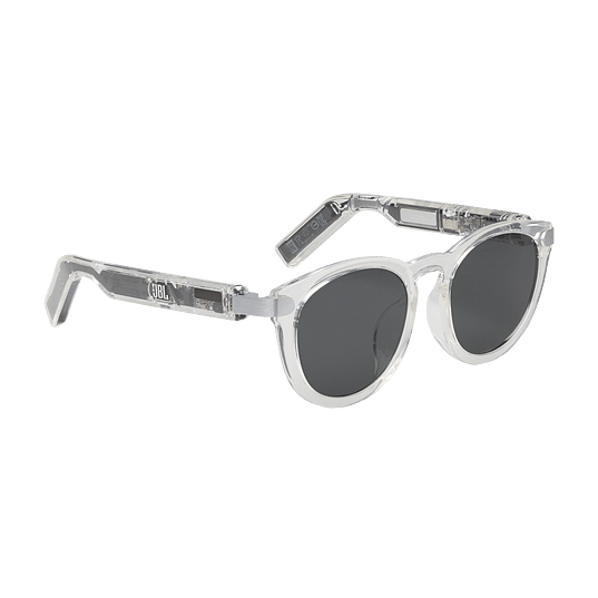 JBL Soundgear Frames Round - Slim, stylish sunglasses with JBL Open Sound technology two mics for hands-free calls and 8 hours of playtime - Pearl