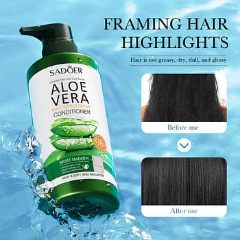 SADORE Hair Care and Protection Aloe Vera Hair Repair shampoo and conditioner