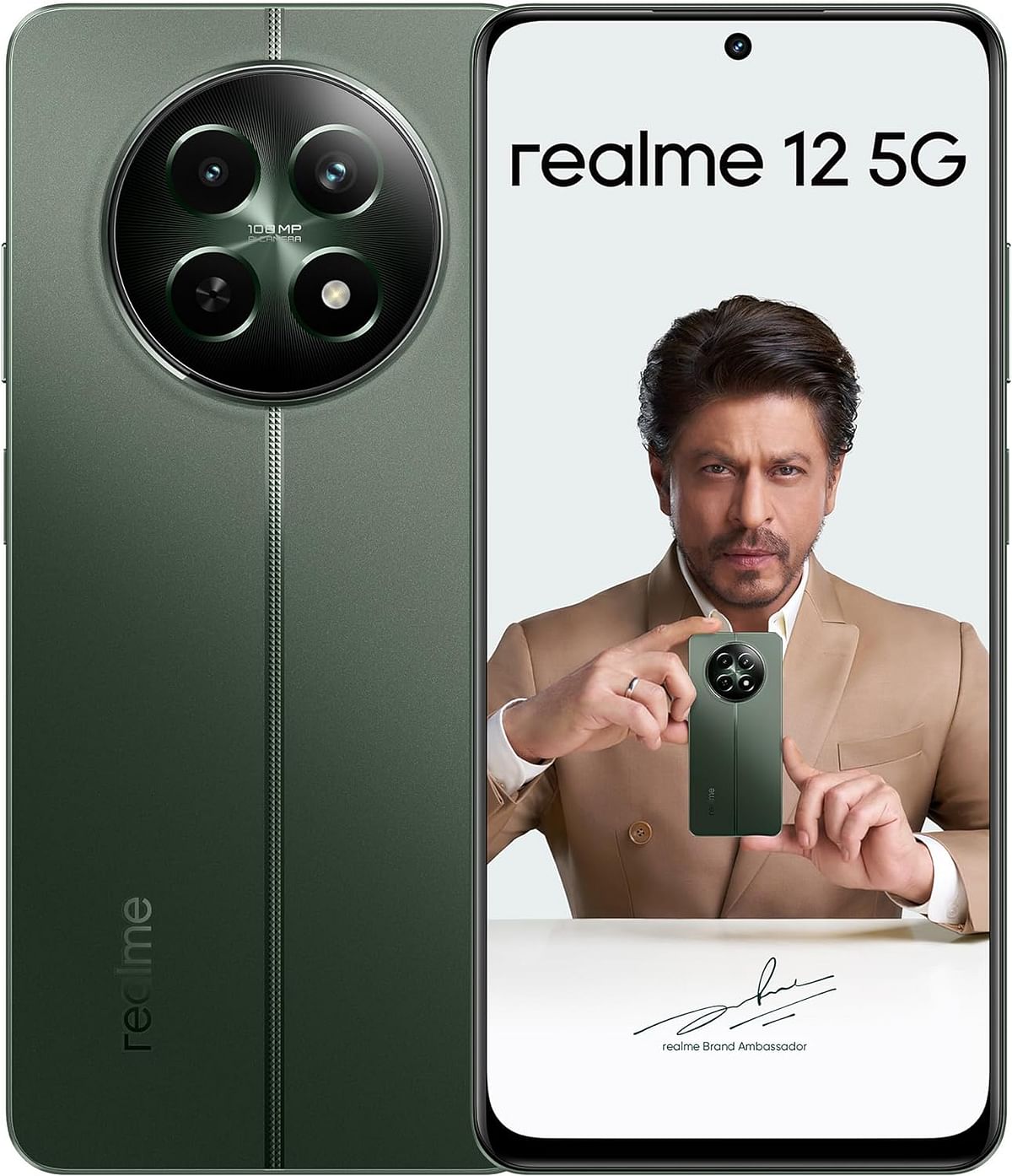 Realme 12 5G Android Smartphone Dual SIM 512GB - 8GB RAM - Woodland Green