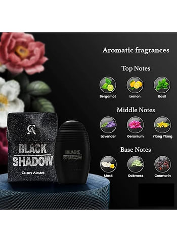 Chris Adams Black Shadow Perfume 100 ml Eau de Toilette for Men