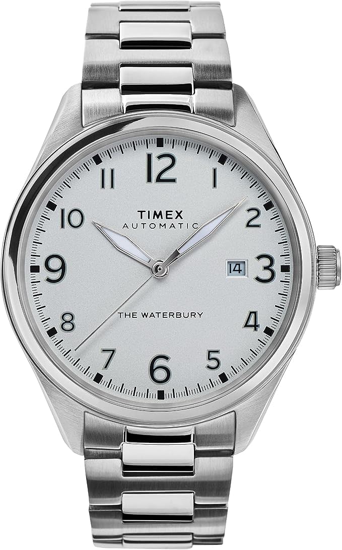 Timex Waterbury Men's Automatic Watch TW2T69700 - Silver