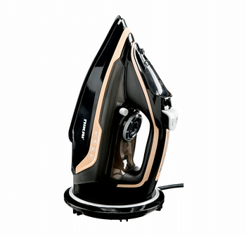 Nikai 2600W Cordless Steam Iron Non-Stick Soleplate Vertical Steam Adjustable Thermostat Self-Clean Function Steam Control Overheat Protection