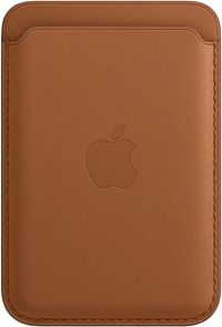 Apple Leather Wallet with MagSafe for iPhone - Brown saddle