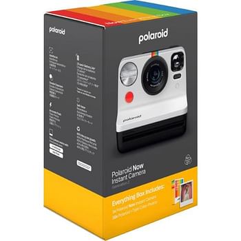 Polaroid Now Gen 2 Instant Camera Accessories Everything Box - Black, White