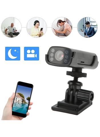 Security Camera 1080P Smart WIFI Wireless Home Security Surveillance Cam 500mAh Mini Camera Recorder Night Vision Cyclic Video Recording for Home Car Indoor Security