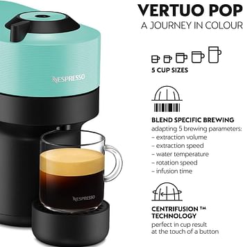 Nespresso Vertuo POP Aqua Coffee Machine