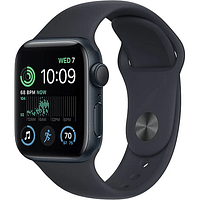 Apple Smart Watch SE 2nd Gen 44MM/SM (GPS) (MNTF3LL/A) Midnight Aluminum / Midnight