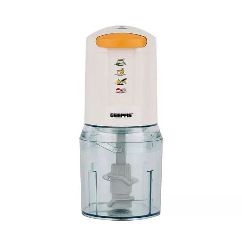 Geepas GC5477 500W Multi Chopper - 500ML Jar Capacity 4 Stainless Steel Blades 2 Speed Mini Food Processor Perfect for Blending & Chopping Fruits Vegetables & More