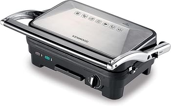 Kenwood HGM50 Electric Contact Healthy Grill 1800 Watt Silver/Black