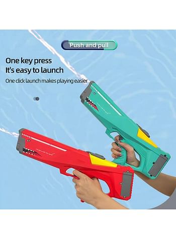 Electric Water Gun for Kids Adults, Excellent Range 15M, Rechargeable Automatic Water Gun Outdoor Water Toy for Kids - Multicolour