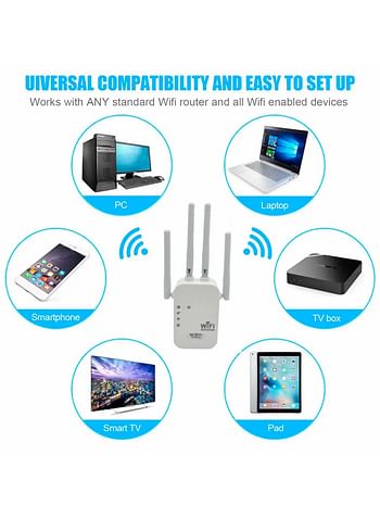 High-Performance Wireless Repeater – Extend Your Wi-Fi Coverage