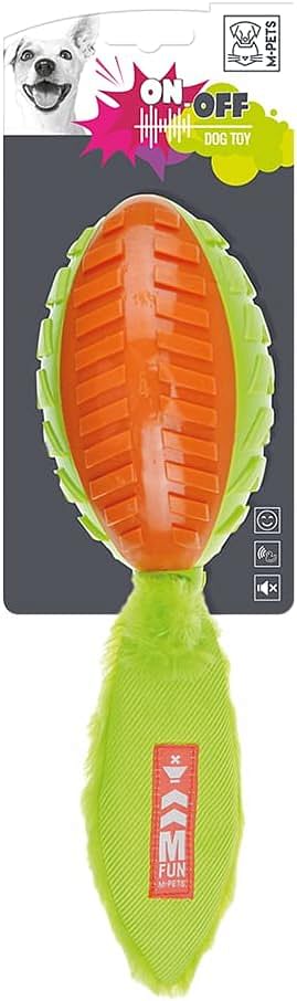 M-PETS On/Off Shelly Orange & Green Dog Toy