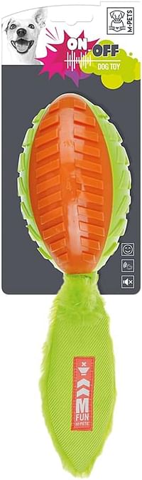 M-PETS On/Off Shelly Orange & Green Dog Toy