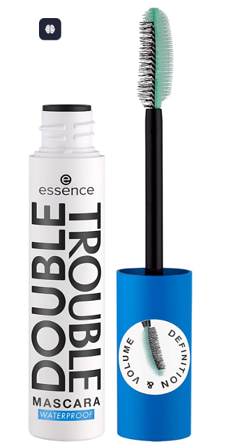 Essence Double Trouble Waterproof Mascara - Black