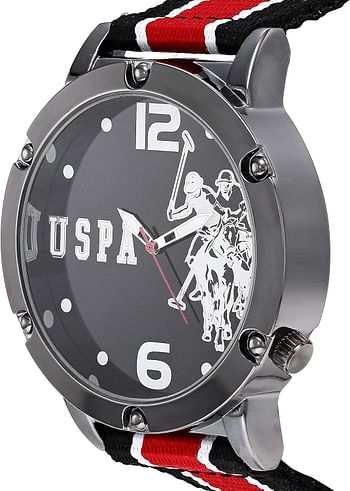 U.S. Polo Assn. Men's Quartz Watch with Nylon Strap 16 USC57022AZ NOSIZ Quartz Watch - Multicolor