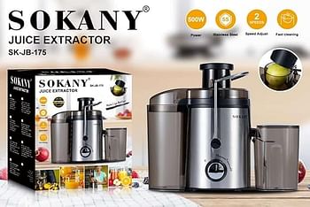 Sokany Fruit Juicer 500W 2 Speeds Easy Clean SK-JB-175