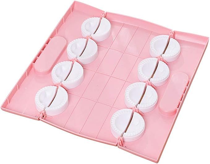 Dumpling Maker Multifunction Press Weapons Dough Cutter Pie Ravioli Dumpling Mould Manual Pinch Dumpling Cake Mold Maker Environmentally Friendly Pastry Tools Pink