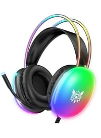 onikuma X25 Gaming Headset Over-Ear Gaming Wired Headphones with Mic for PS4/PS5/XOne/XSeries/NSwitch/PC - multicolor