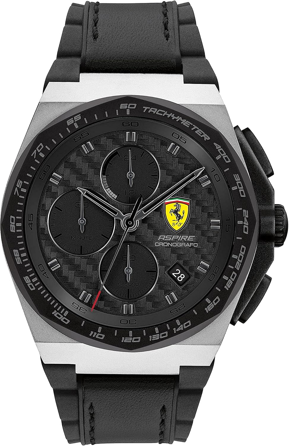 Scuderia Ferrari Aspire Analog Black Dial Men's Watch-0830868