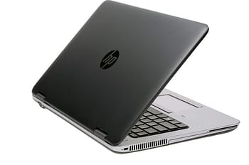 كمبيوتر محمول HP ProBook 640 G2 للأعمال مقاس 14 بوصة، معالج Intel Core i7-6600U حتى 3.4 جيجاهرتز، ذاكرة وصول عشوائي سعتها 8 جيجابايت، قرص SSD سعة 256 جيجابايت، كاميرا ويب، منفذ USB 3.0، منفذ Type-C، شبكة WiFi، VGA، DP، نظام تشغيل Windows 10 Pro 64 Bit فضي