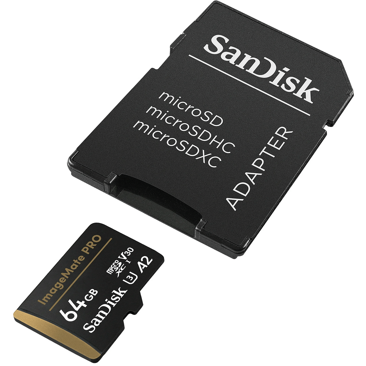 SanDisk Memory Card Micro SD Imagemate Pro With Adapter 170MB/S (SDSQXBZ-064G-AWCKA) 64GB