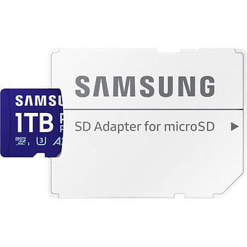 Samsung Memory Card Micro SD 1TB Pro Plus With Adapter 180MB/S (MB-MD1T0SA/AM)