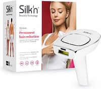 Silk'n Hair Remover for Light and Dark Skin, Permanent Hair Removal, 350,000 Light Pulses, Pulse and Glide, HPL, Motion FGP1PE4001 - White