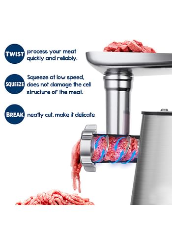 SOKANY SK-091 Electric Meat Grinder 2500W Mincer Machine Food Sausage Maker Stainless