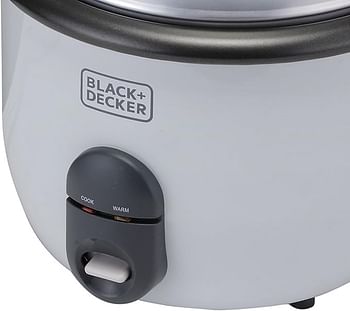 Black & Decker 1.8 Liter Rice Cooker - RC1860 - White