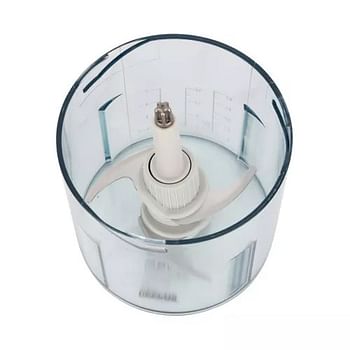 Geepas GC5477 500W Multi Chopper - 500ML Jar Capacity 4 Stainless Steel Blades 2 Speed Mini Food Processor Perfect for Blending & Chopping Fruits Vegetables & More