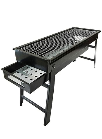 Portable Barbecue Grill, Portable Camping Picnic BBQ Charcoal Stove Stand