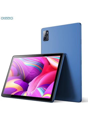 Oteeto TAB 11 Pro Tablet 10.1 Inch IPS LCD 8GB RAM + 512 GB ROM 5G Network 6000 mAh 8MP Front + 13MP Rear Camera Octa Core 1.3GHz Android 13 Includes Keyboard Touch Pen Mouse - Blue