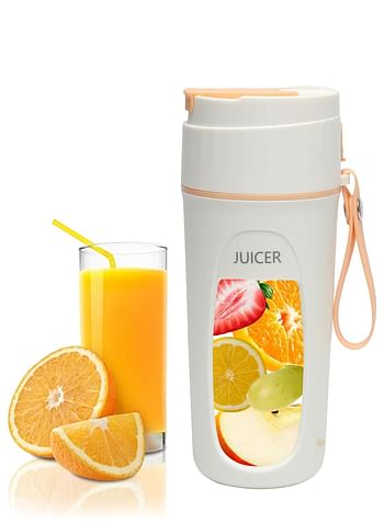 Portable Juicer, Compact and Convenient Juicing Solution, USB Type-C Rechargeable,Use 15 times on full charge 340ml