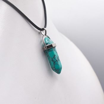 Himalayan turquoise crystal pendant Gemstone for Men & Women