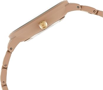 NINE WEST Women's Rubberized Bracelet Watch NW/2726 Taupe NW/2726MATP