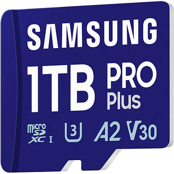 Samsung Memory Card Micro SD 1TB Pro Plus With Adapter 180MB/S (MB-MD1T0SA/AM)