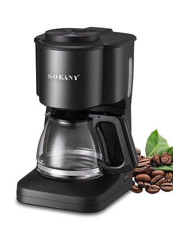 Sokany Plug-in Type 6cups Fully Automatic Espresso Machine Sk-124, With 600w