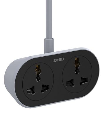 LDNIO SC2018-5M Universal Outlet Extension Cord with Fast Charging