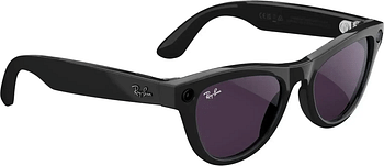 Ray-Ban Meta Skyler Sunglasses Shiny Black / Transitions Amethyst