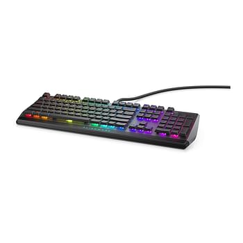 لوحة مفاتيح الألعاب الميكانيكية ذات التصميم المنخفض RGB من ديل الينوير  (AW510K) الجانب المظلم من القمر