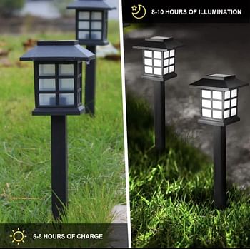 Solar Pathway LED Lights 12-Pack Waterproof Outdoor Solar Lamp for Garden Landscape Yard Patio Driveway Walkway Lighting (RGB)