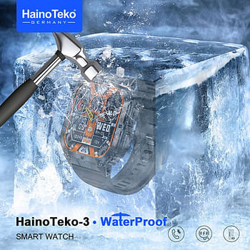 HainoTeko-3 smart watch 3 pairs strap