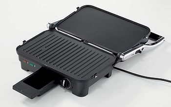 Kenwood HGM50 Electric Contact Healthy Grill 1800 Watt Silver/Black