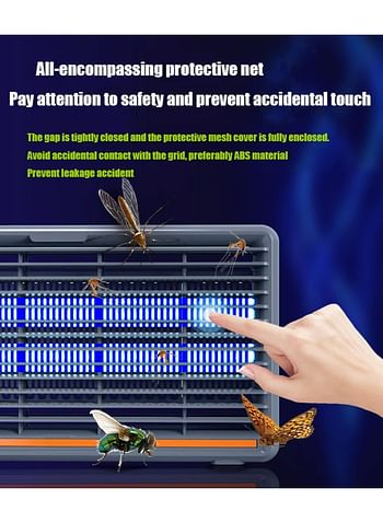 Electric Mosquito Killer Lamp Insect Fly Killer Machine for Home Kitchen Kids Bedroom Eco-Friendly Indoor Outdoor Restaurants Office- 10W