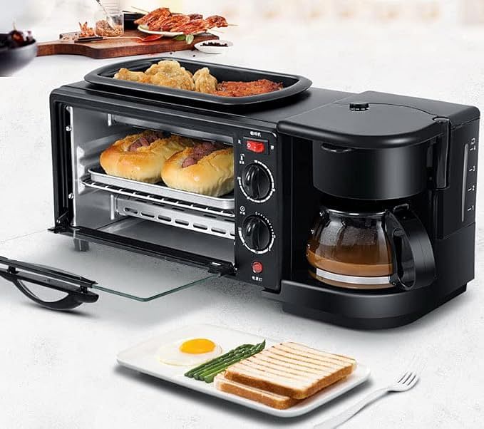 3-in-1 Breakfast Maker Multifunction Breakfast Machine Coffee Maker Automatic Breakfast Machine