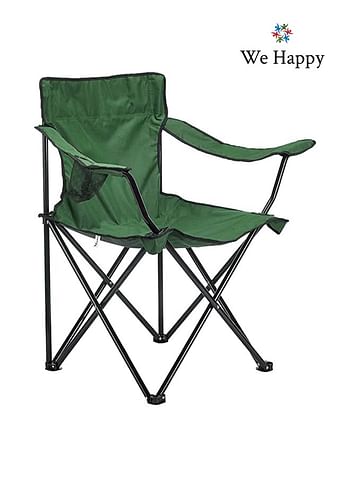 Pack of 4 Folding Outdoor Beach Camping Chair with Cup Holder In Assorted Colors