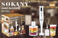 Sokany Hand blender 4 in 1 SK-1715-4