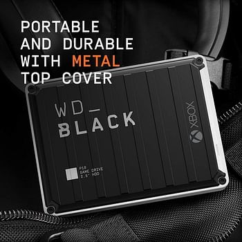 Western Digital Portable External Hard Drive P10 Game Drive (WDBA2W0020BBK-WEW1) 2tb Black