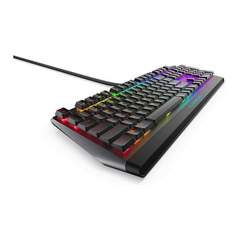 لوحة مفاتيح الألعاب الميكانيكية ذات التصميم المنخفض RGB من ديل الينوير  (AW510K) الجانب المظلم من القمر